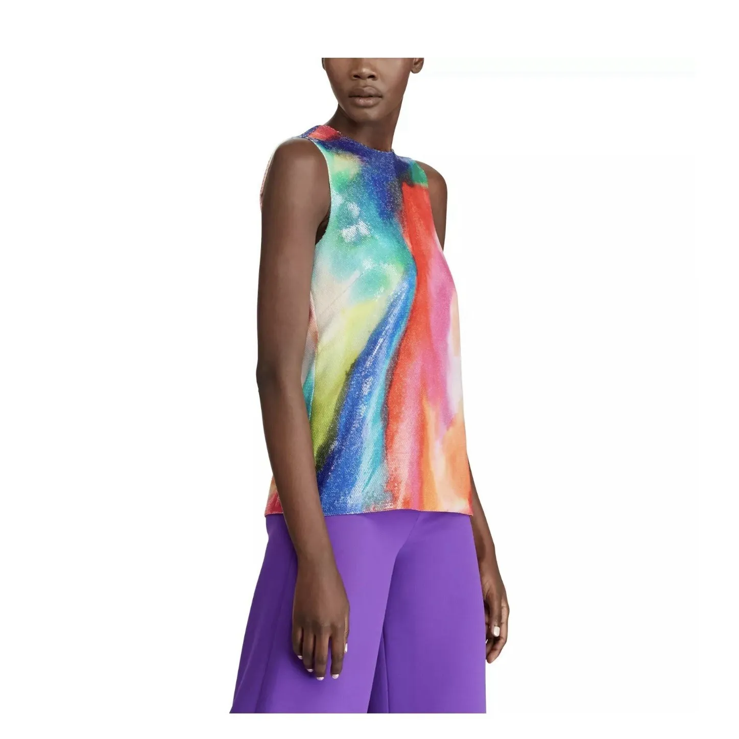 Ralph Lauren Purple Label Collection Alandra Sequined Top‎ Shirt Size 4 F - Image 10