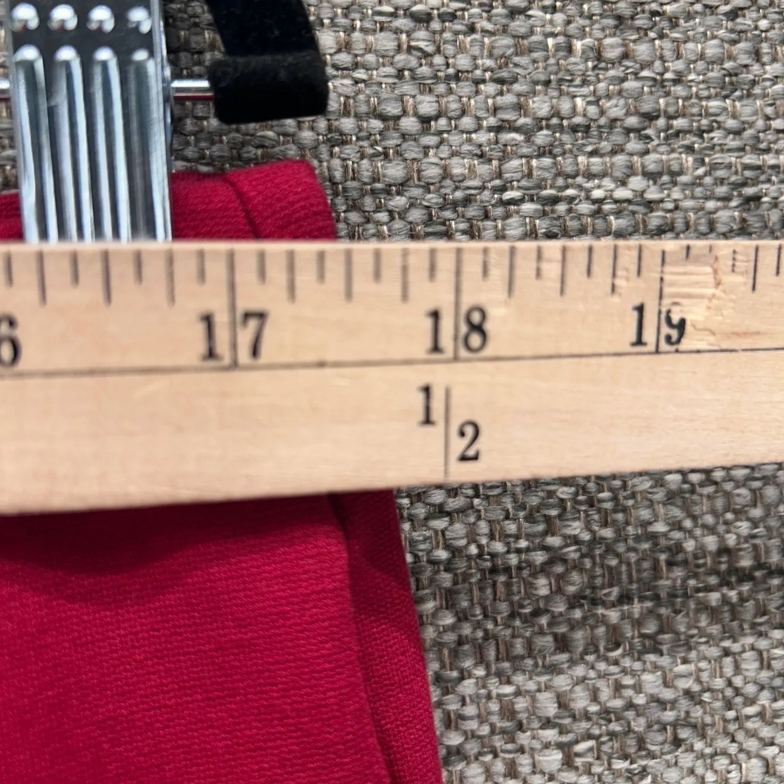 Chicos Pull On Pants‎ Red 14 Or 2.5 - Image 5