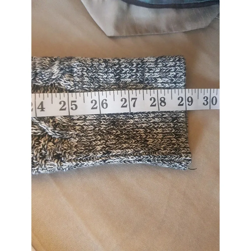 Gap Womens Sweater Size Small Ribbed Neckline Gray Preppy Cable Knit Long Sleeve - Image 13