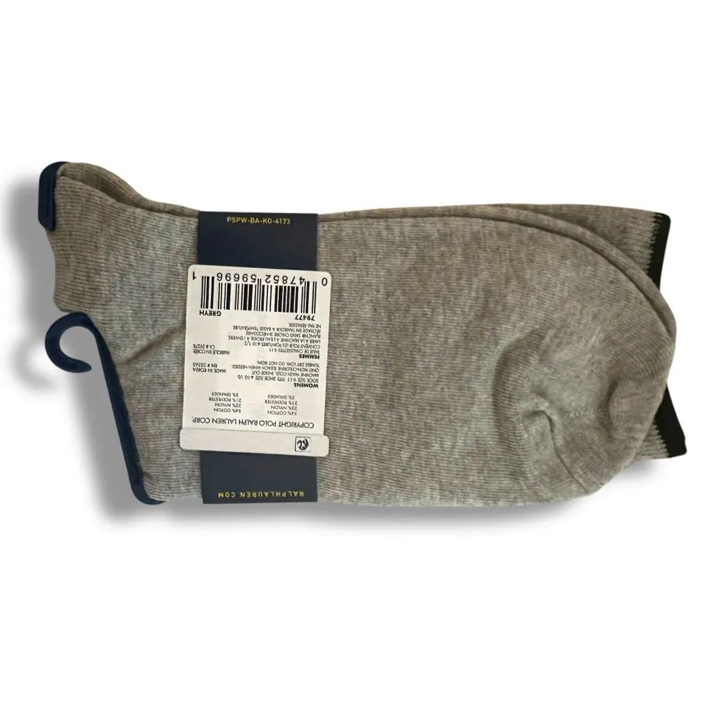 Polo Ralph Lauren Bear Socks Bloomingdale's 2025 Shopping Bear Women’s  Gray - Image 2