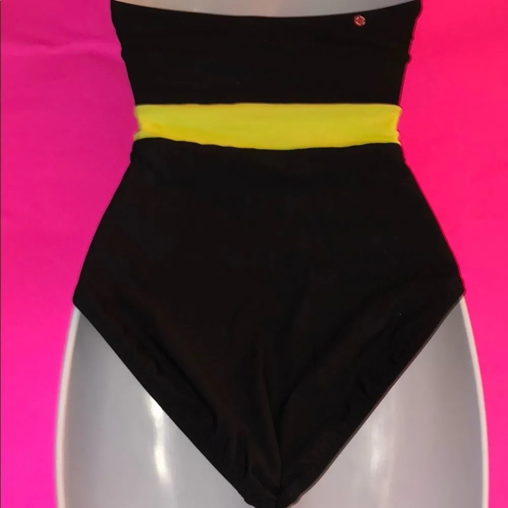 Red Carter Color Block One‎ Piece Bathing Suit - Image 5