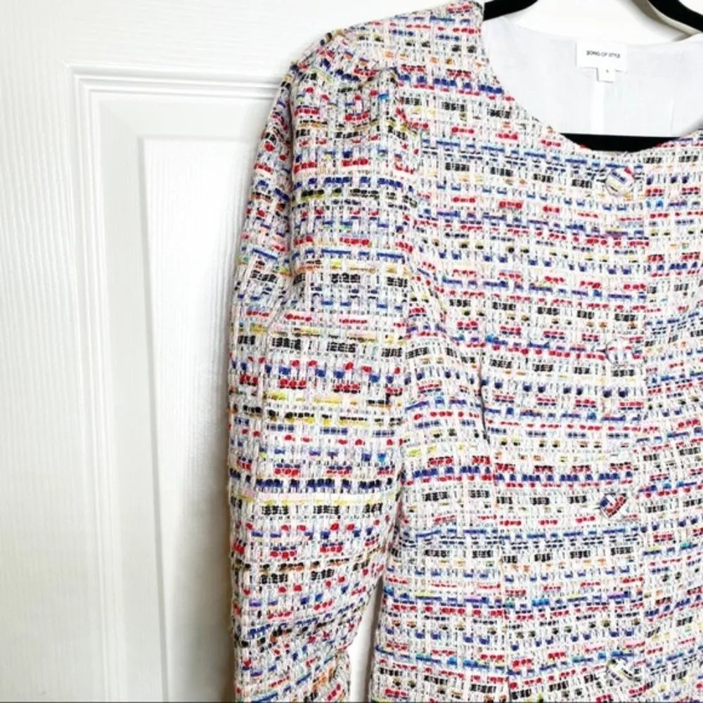 Song of Style Elmo Jacket Top in Rainbow Multi - Image 5