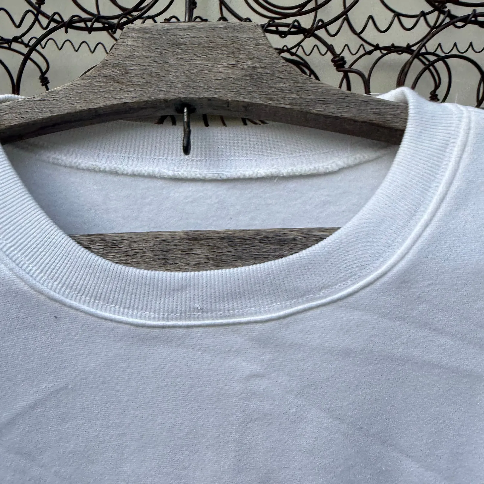 Vintage Spooky Halloween Cats Full Moon Pumpkins Long Sleeve Crewneck Sweatshirt White Size XL - Image 3