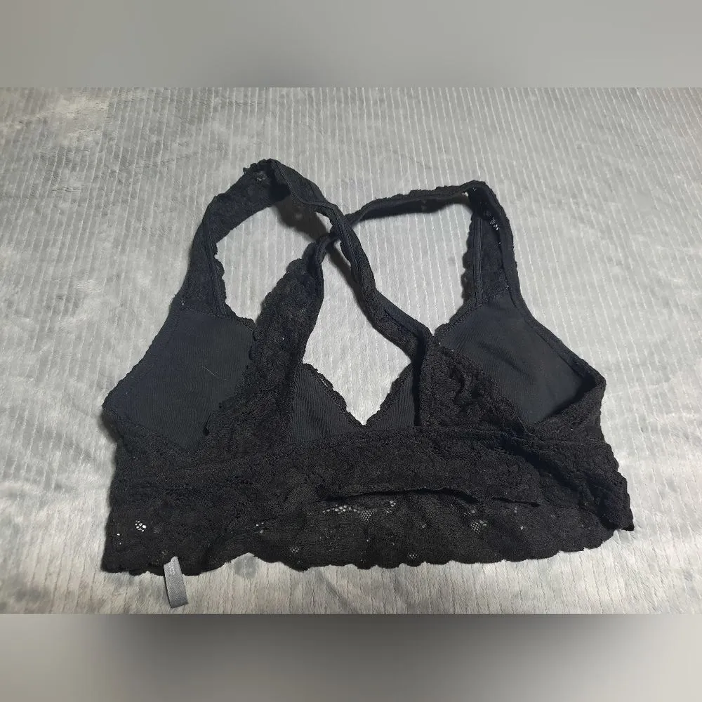American Eagle Outfitters Bralette Black Lace Size S - Image 2