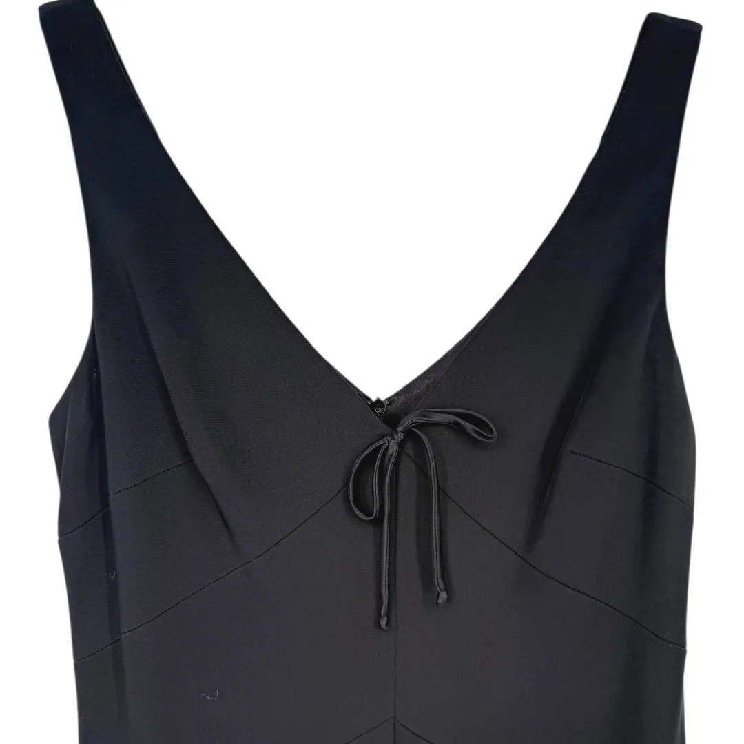 David Meister Black Sleeveless Babydoll Midi Dress Size 6 Fairy Whimsigoth - Image 7