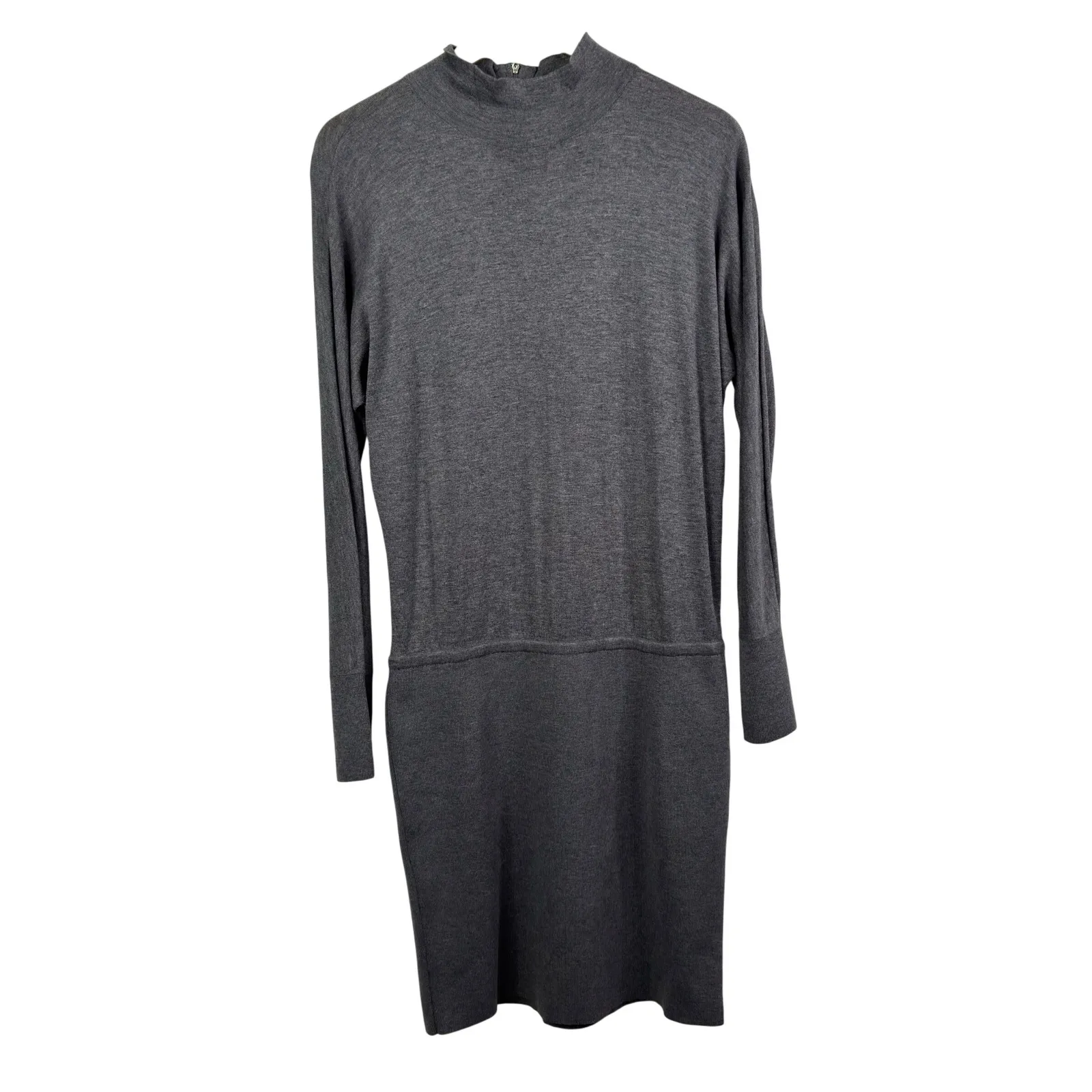White House Black Market Long Sleeve Knit Sweater Dress Mock Neck Size M NWT - Image 2