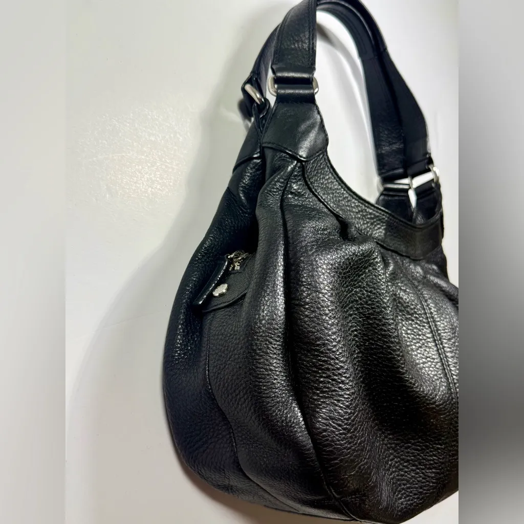 BROOK BROTHERS Elegant Black GENUINE LEATHER Women's Bag 🐑 - Image 4
