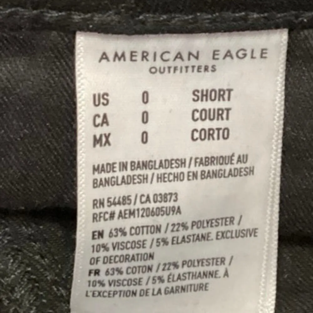American Eagle Women's Black The Dream High Rise Skinny Denim Jeans Size 0 - Image 5