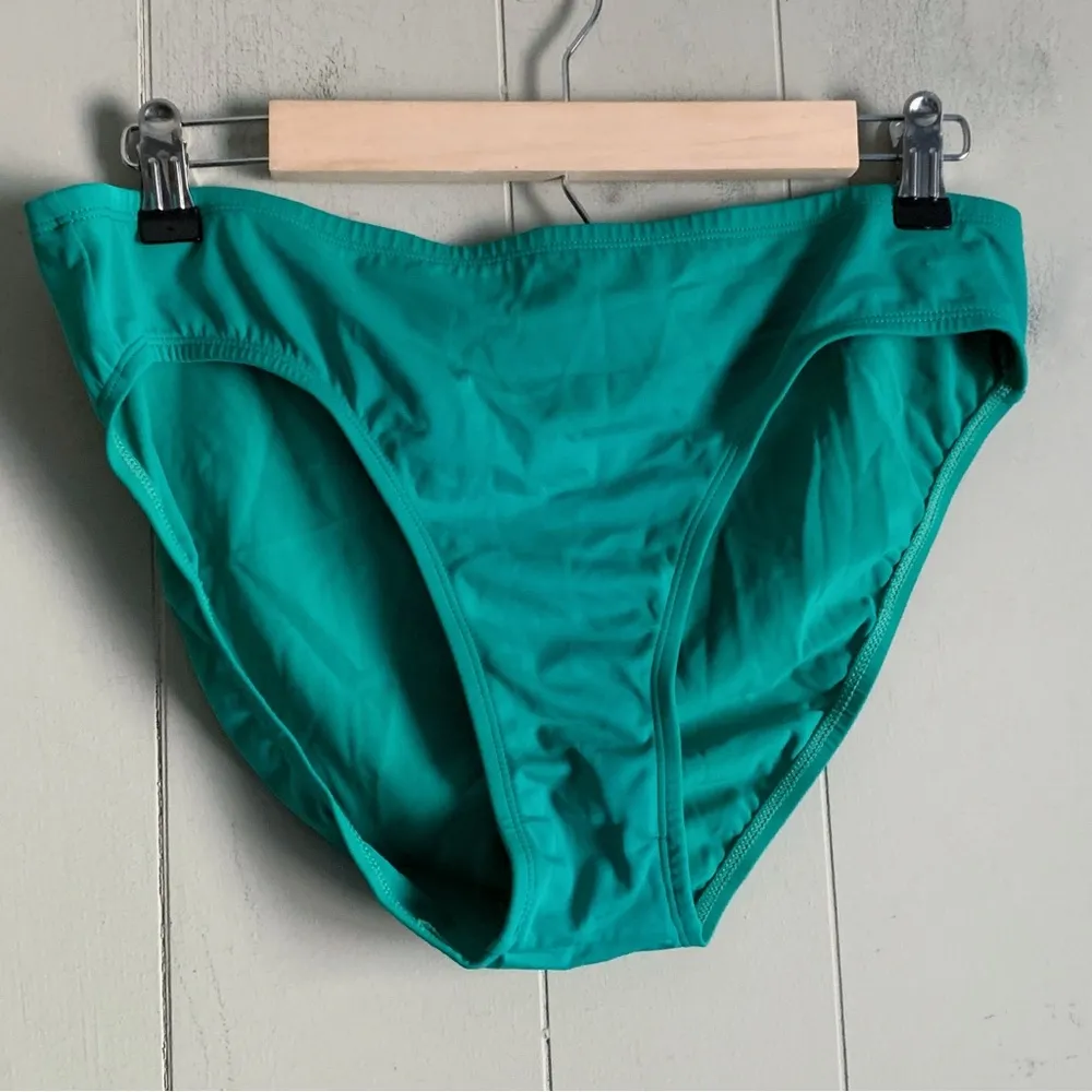 Motherhood Maternity Teal & Gold Tankini Swimsuit L - Image 4