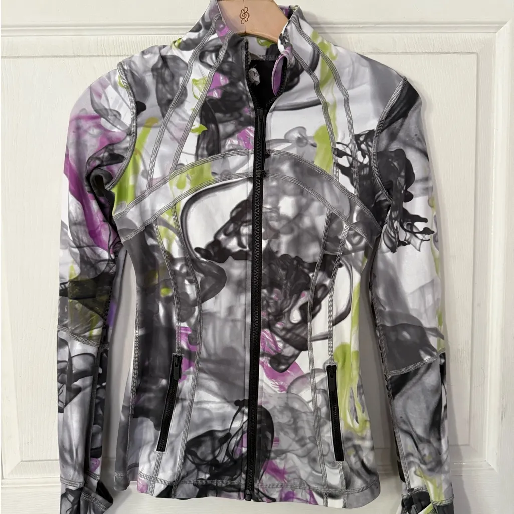 Lululemon  Throwback Print Define Jacket *Nulu
Unicorn Throwback White Multi 4 - Image 4