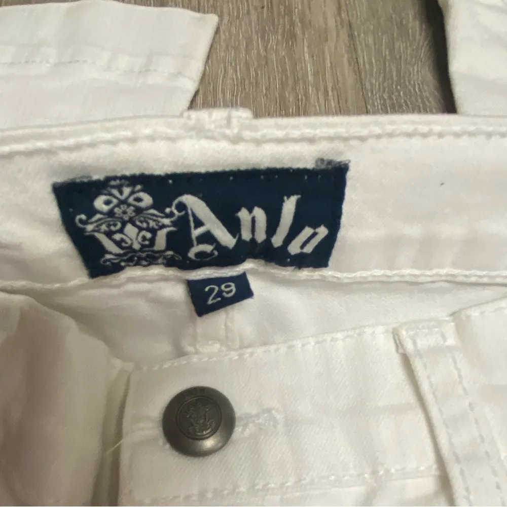 Anlo flared Y2K white jeans size: 29 - Image 2