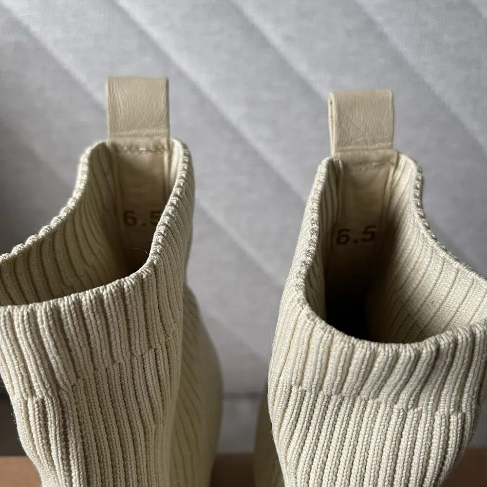 Everlane The Glove Boots Bone Off White (Size 6.5) - Image 8