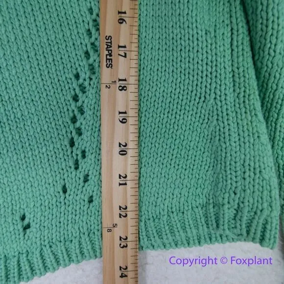 New!  White House Black Market Long Sleeve Pointelle‎ Detail Pullover, size L - Image 10