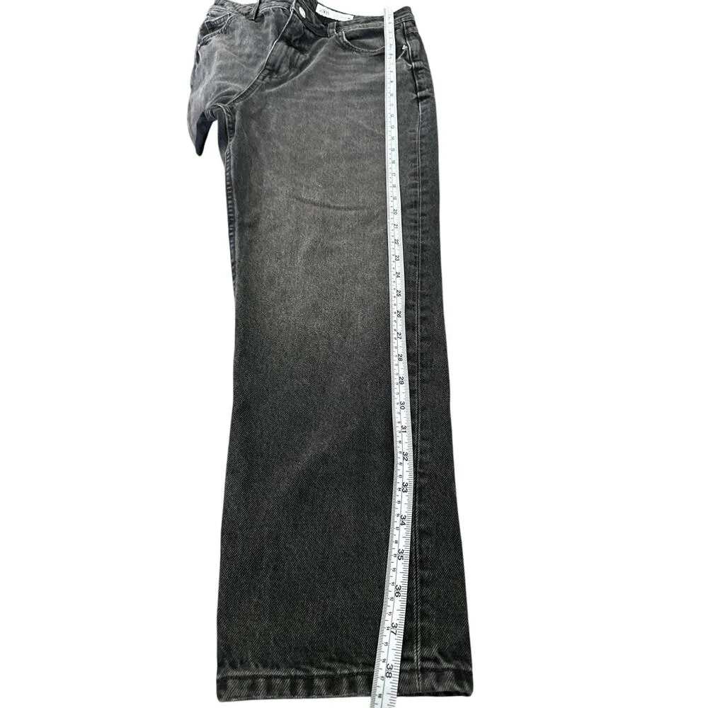 Zara Women's Black Washed High Rise acid wash Black Denim Jeans Size 8 - Image 4