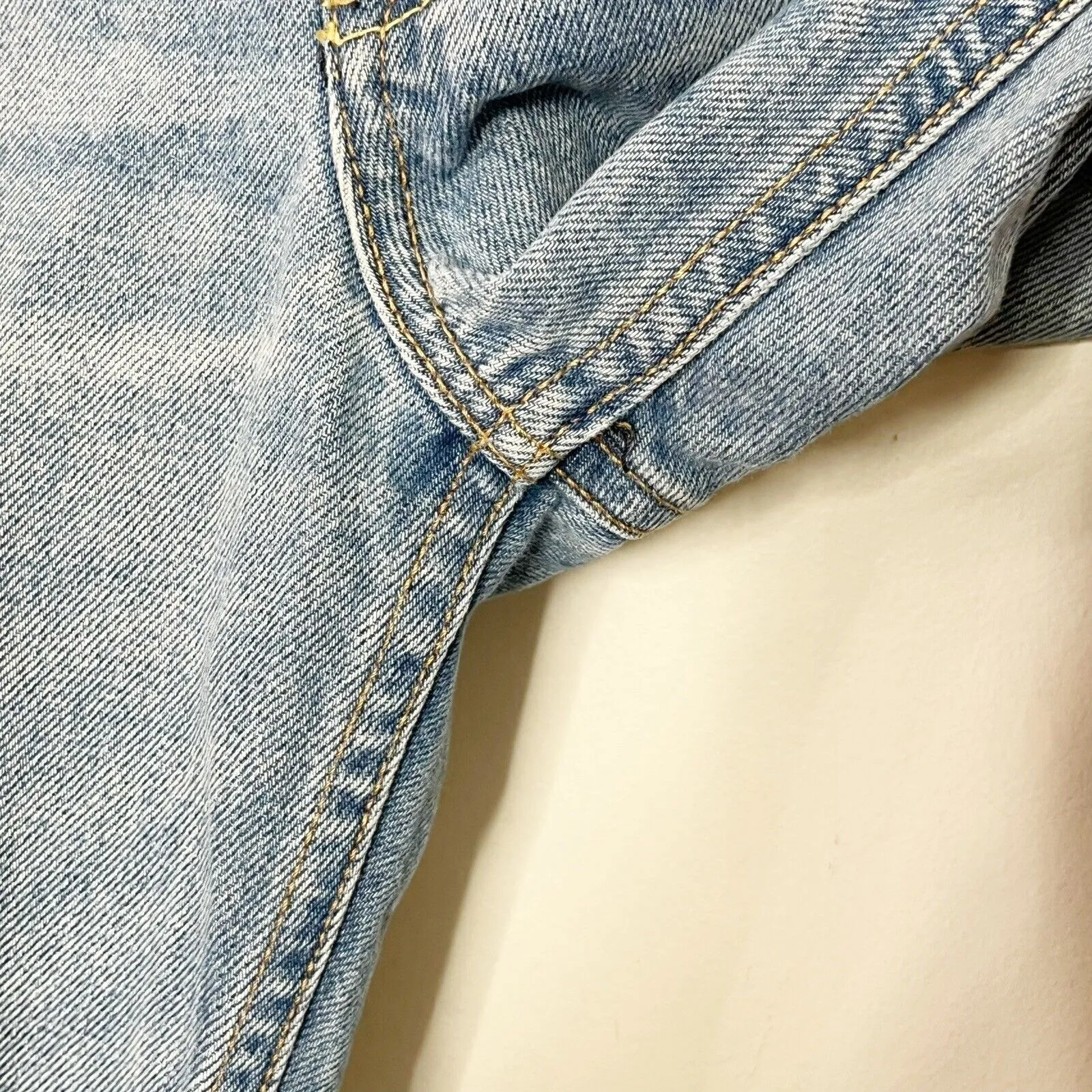 GRLFRND Karolina High Rise Jeans Women’s 27 Petite Distressed Raw Hem Cotton - Image 8