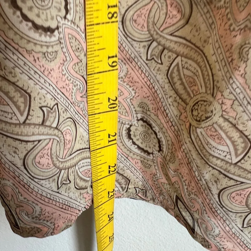 Vintage Y2K Paisley Top, Fairycore, XS, Boho Chic,‎ Vacation - Image 4