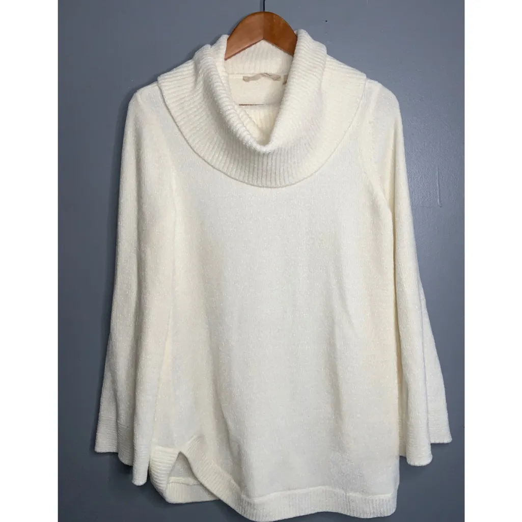 Soft Surroundings Soft Winds Chenille Tunic Cawl Neck Sweater Small - Image 2