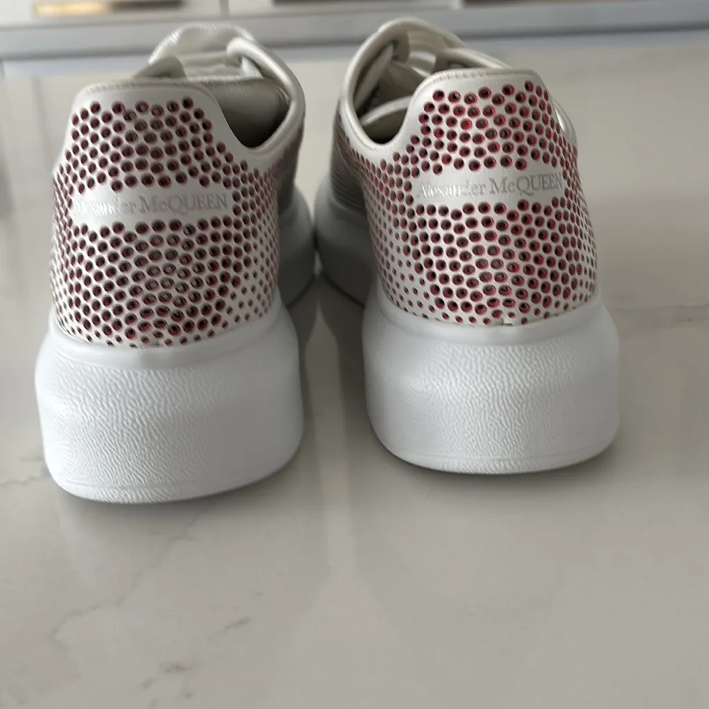 Alexander McQueen oversized dotted cut out sneakers - Image 3