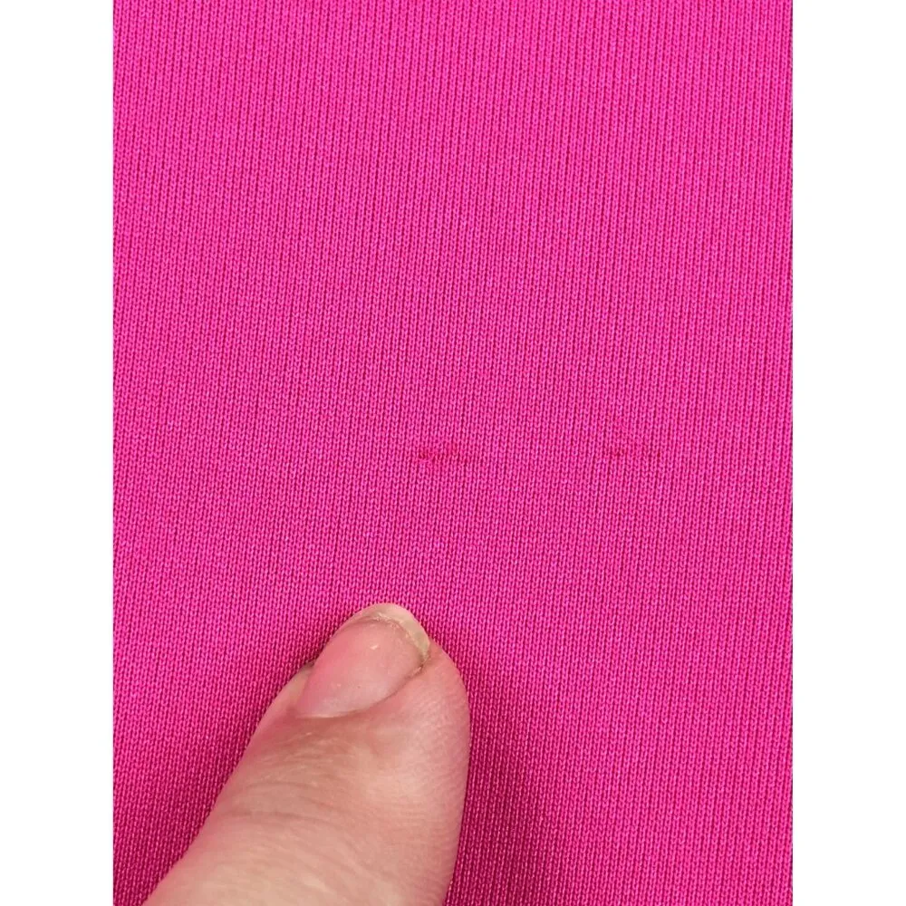 Monteau Pink Peplum Top Women's Large Polyester & Spandex Barbie Legally Blonde - Image 8