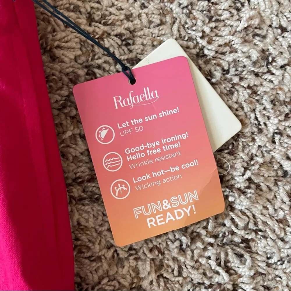 RAFAELLA | Fuchsia Pink Athletic Golf Skort Sz L - Image 4