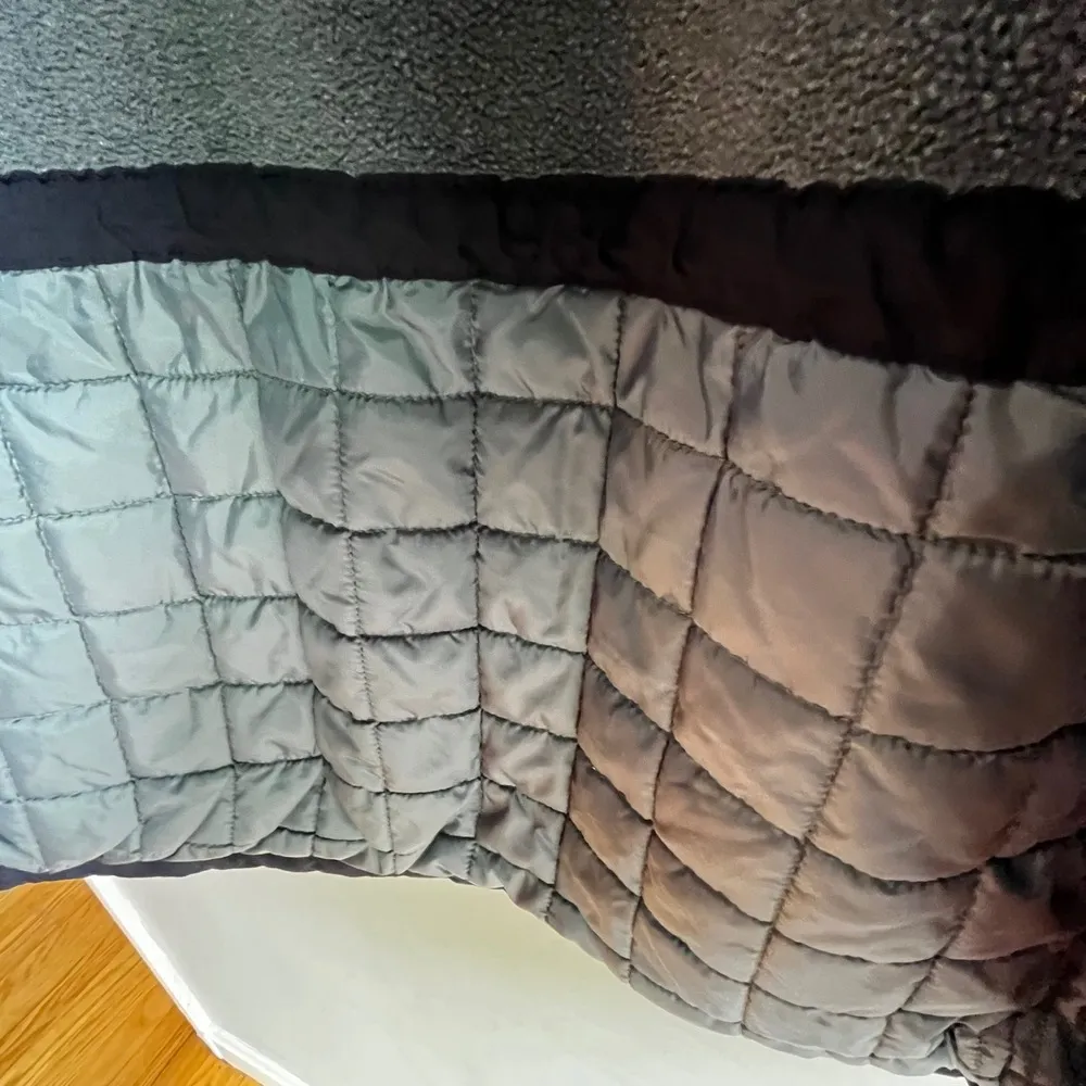 Lands' End The Squall Black Jacket, Collared, Cargo Pockets, Winter *no hood - Image 12