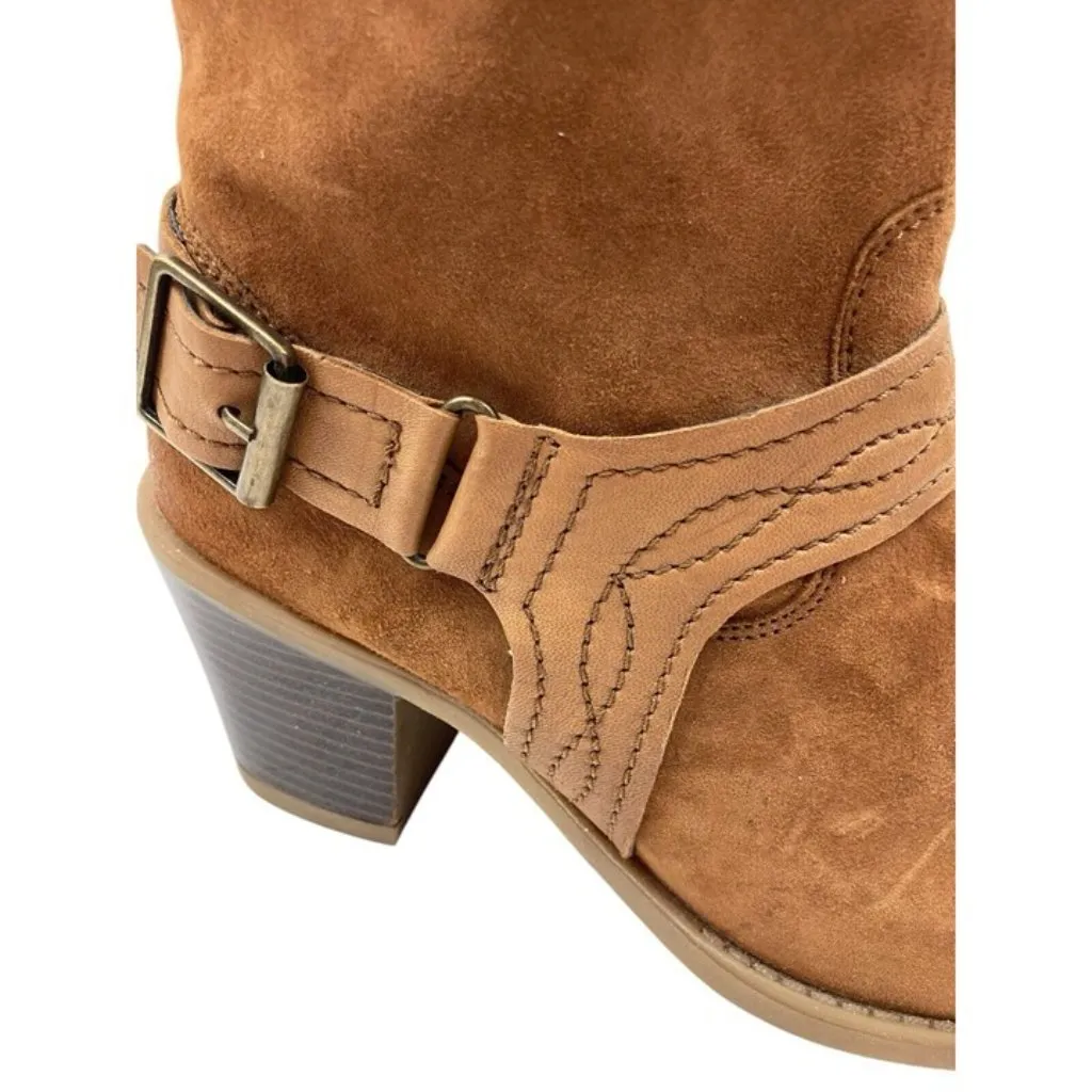 *Earth Lina Arlington Boots Womens 8.5 Brown Leather Western Cowgirlcore Festiva - Image 4