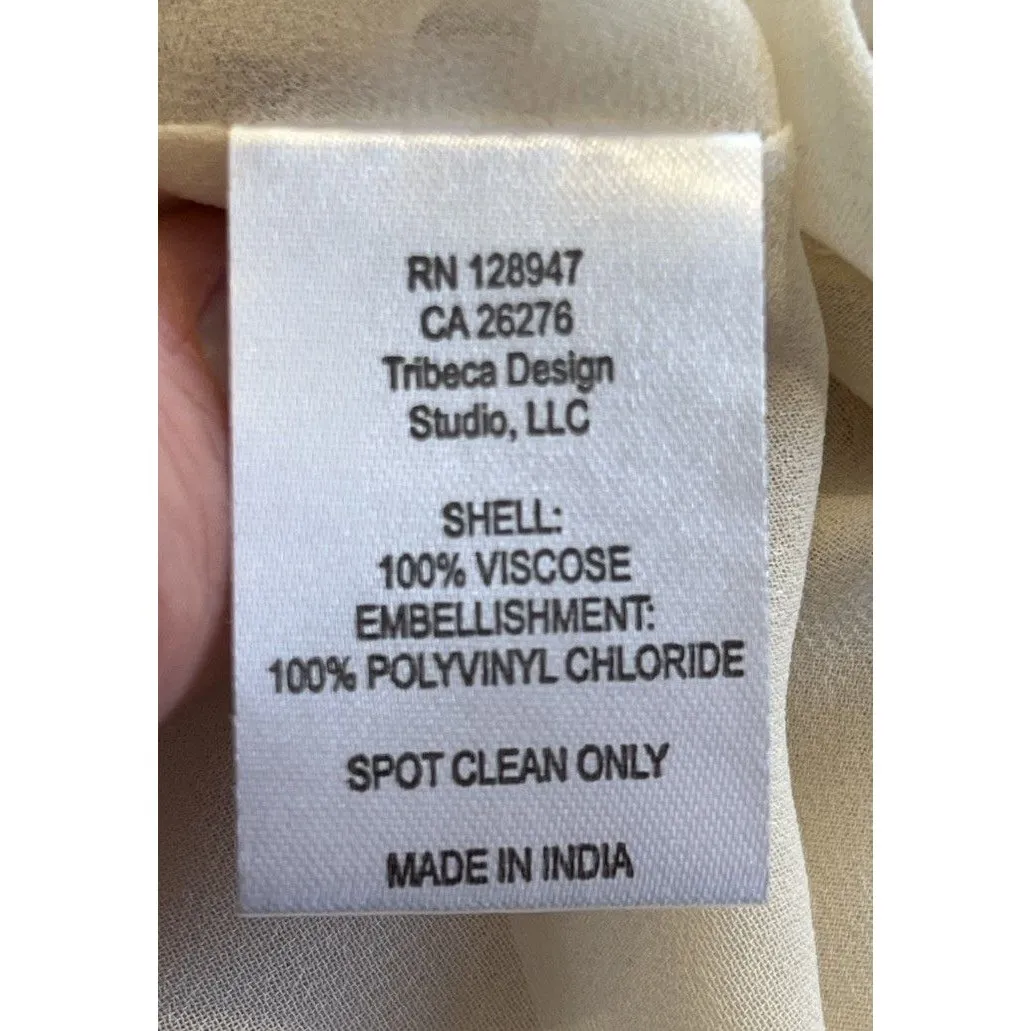 Nili Lotan Sequin Cami Gown Silver Gold Maxi Size Small Needs Repair NEW - Image 12