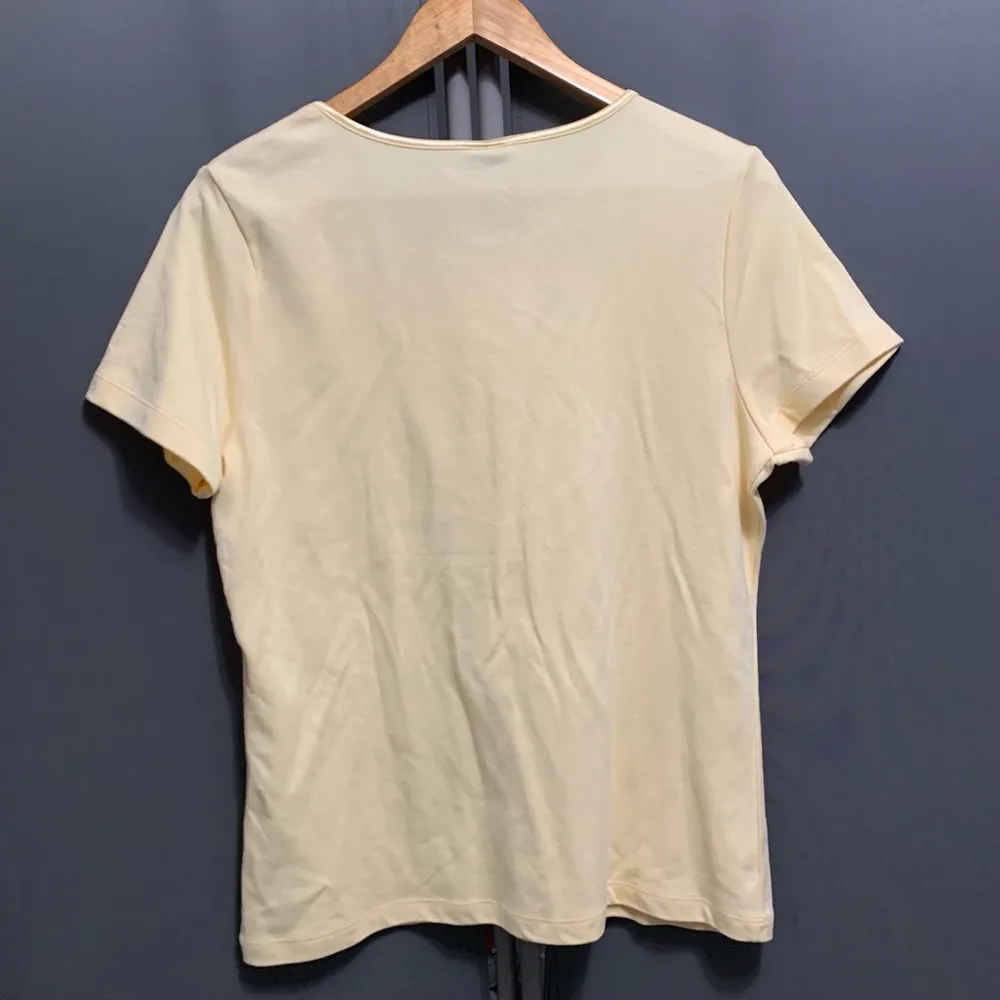 B16- NEW! Women's High Sierra T-Shirt, XL, Pale Yellow - Image 4