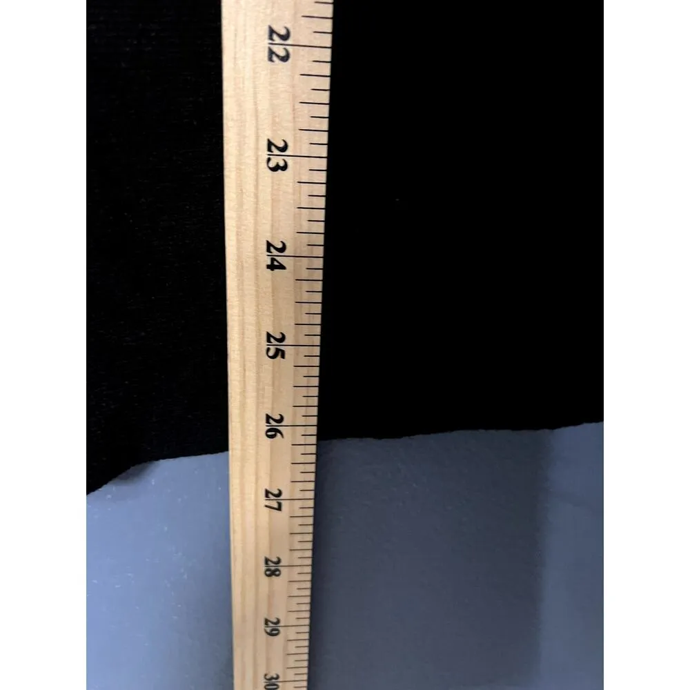 RARE! Zannza Couture Shoe Sweater Women's Size Large Poncho Laced up High Heel Black - Image 7