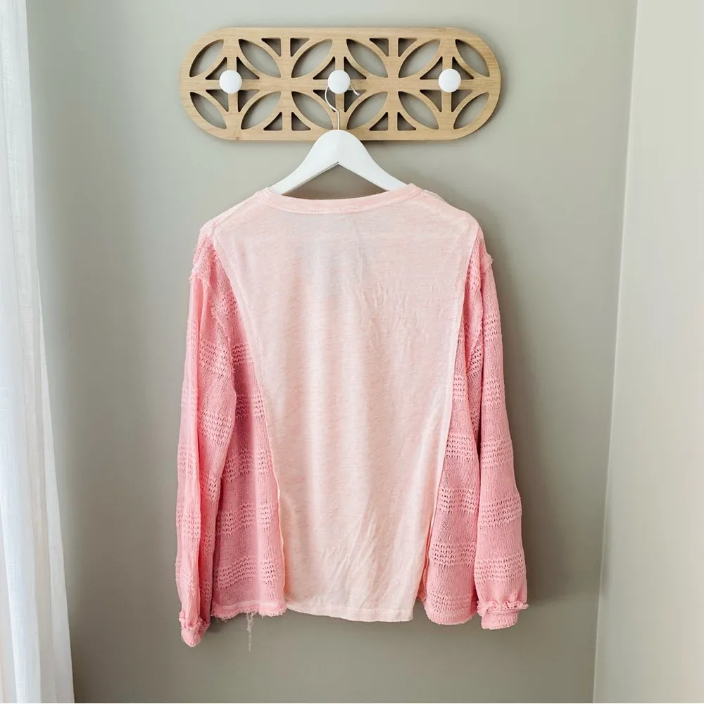 POL Long Sleeve Top Pink Sz Small - Image 7