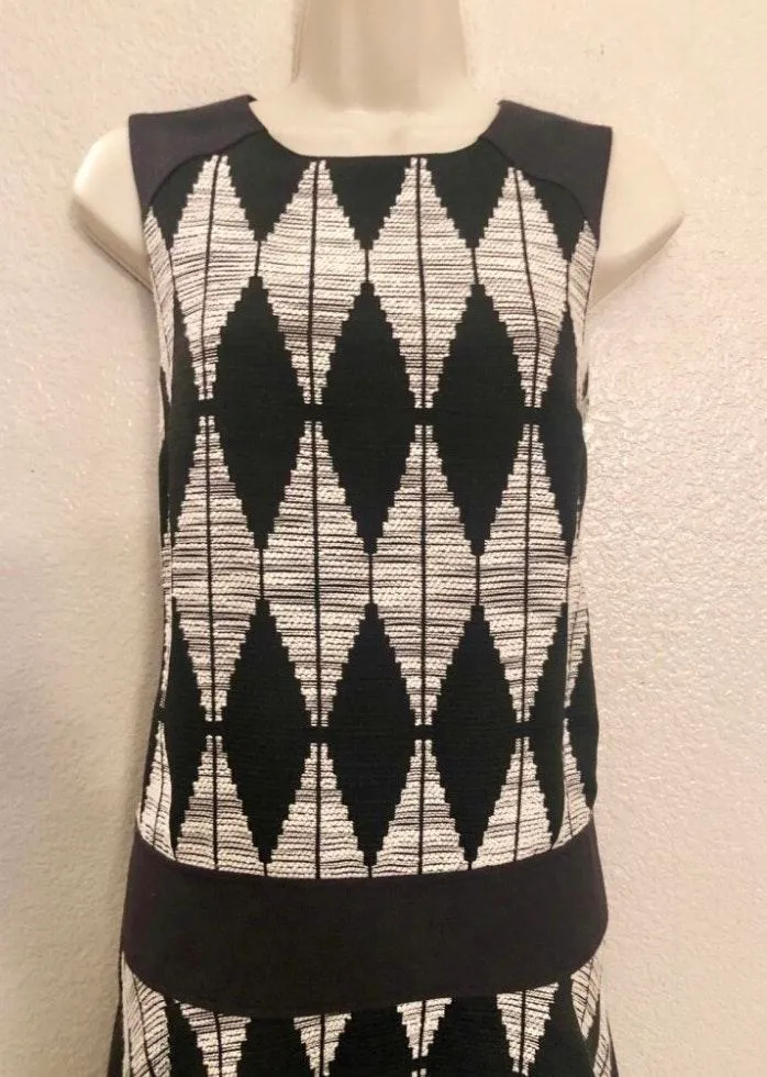 NWT drop waist  Diamond Jacquard heavy knit dress. Sz 2. Originally $128 - Image 6
