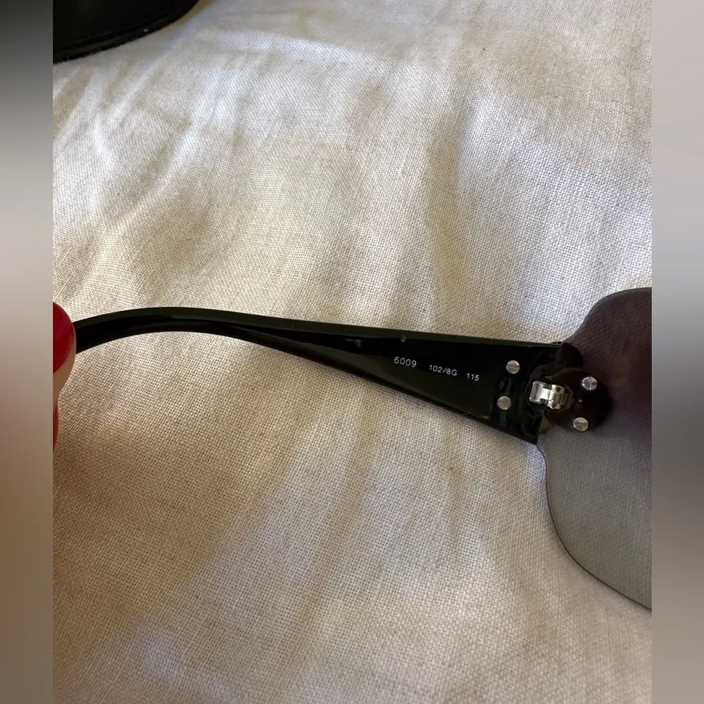 BVLGARI Women’s Gradient Black Shield Sunglasses - Image 5