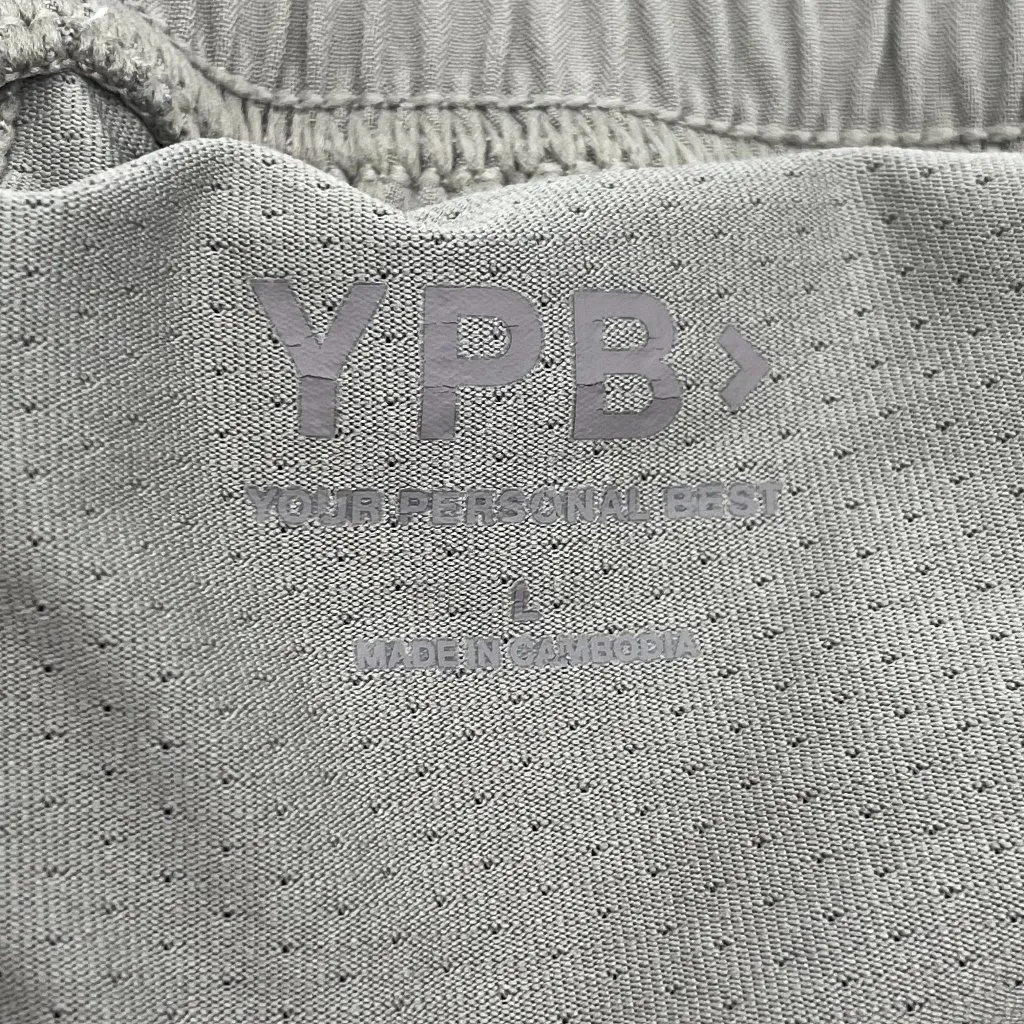 Abercrombie & Fitch YPB Shorts Athletic Women Large Gray Workout Hidden Liner - Image 3