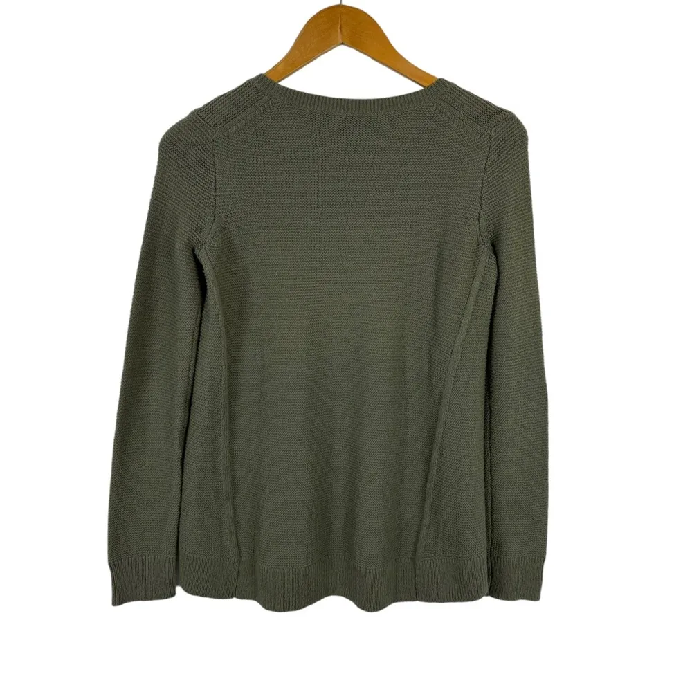 Madewell Olive Green Crew Neck Knitted Pullover Sweater Size XXS - Image 8