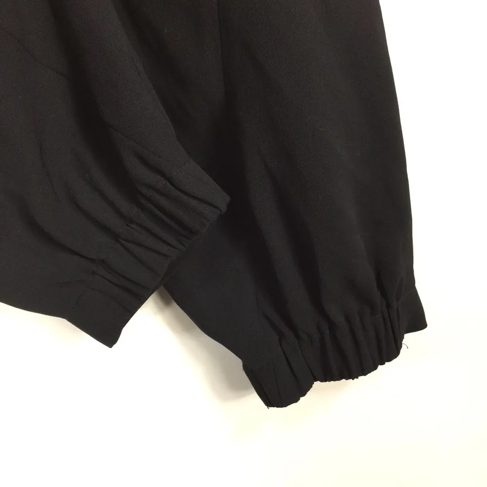 Vince Pull On Tapered Elastic Ankle Pant Size M Black - Image 10