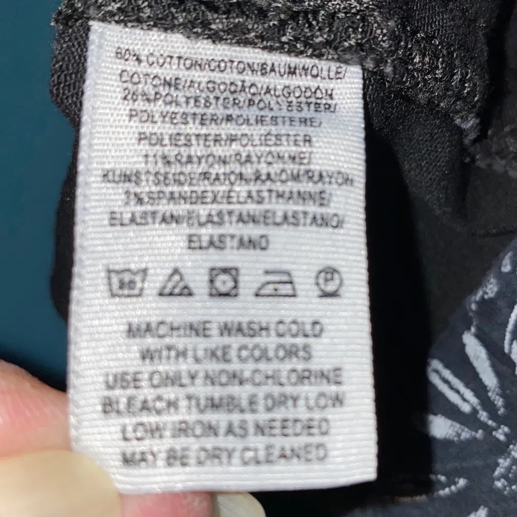 WE THE FREE flared denim jeans high rise black palazzo style size 25 - Image 6