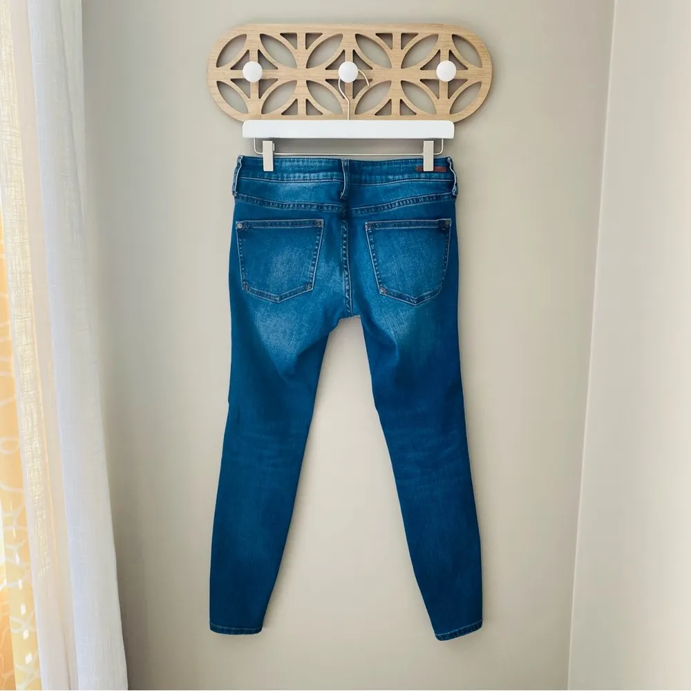 Pilcro and The Letterpress by Anthro. Mid-Rise Skinny Denim Jeans Blue S… - Image 5