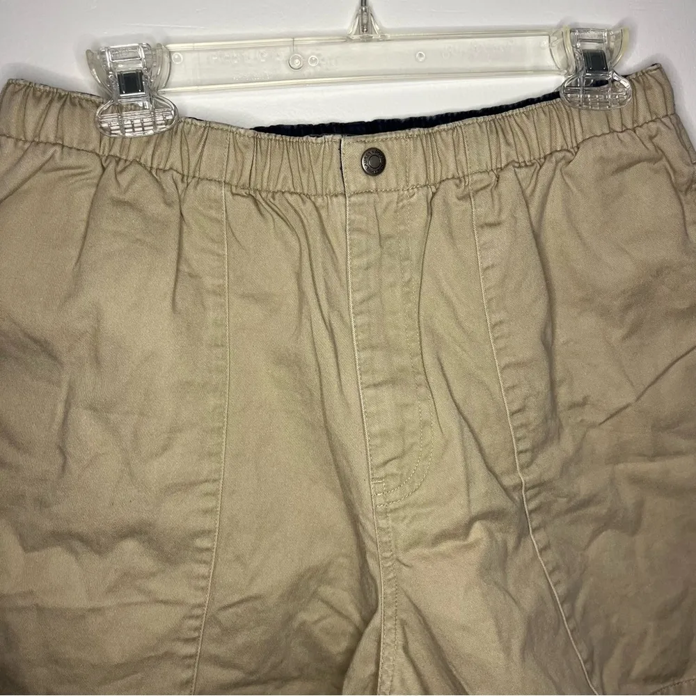 Vintage Women’s 90s Polo by Ralph Lauren Khaki High Waisted Elastic Band - Image 5