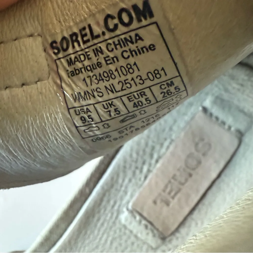 Sorel Joanie II Gray Suede Wedge Sandals  Size 9.5 - Image 6