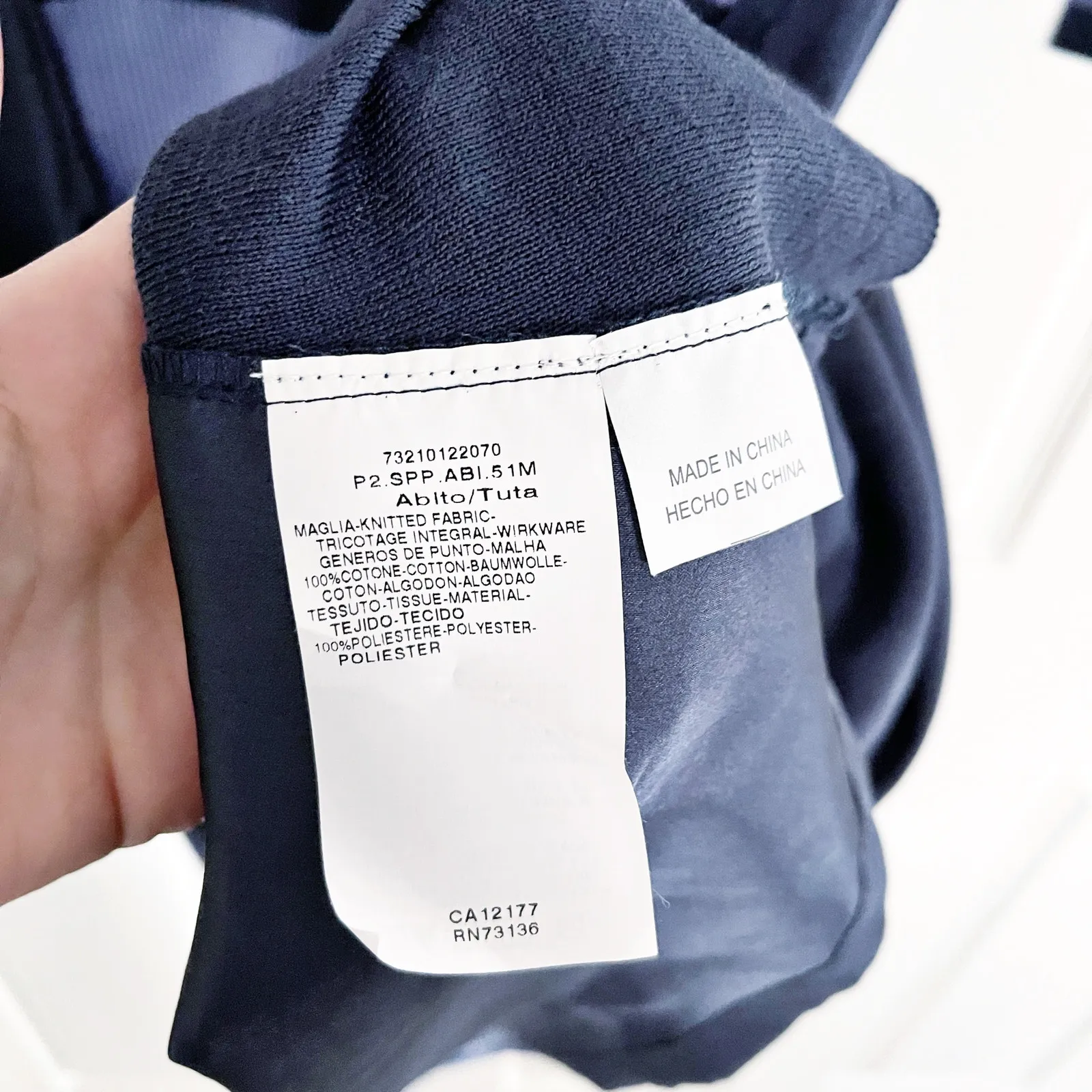 Sportmax Code Striped Sweater Dress Blue Size XS - Image 7