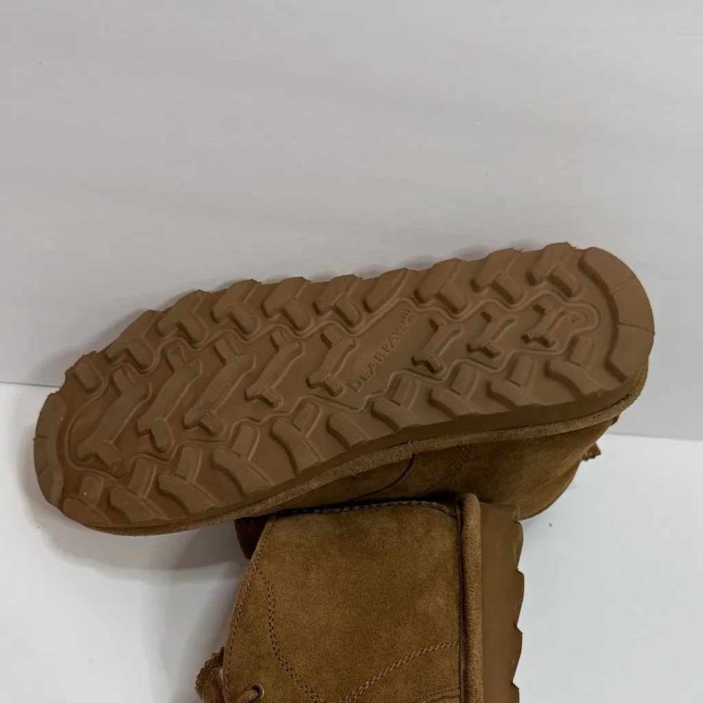 BEARPAW  Chestnut Lace-Up Ankle Booties - Image 8