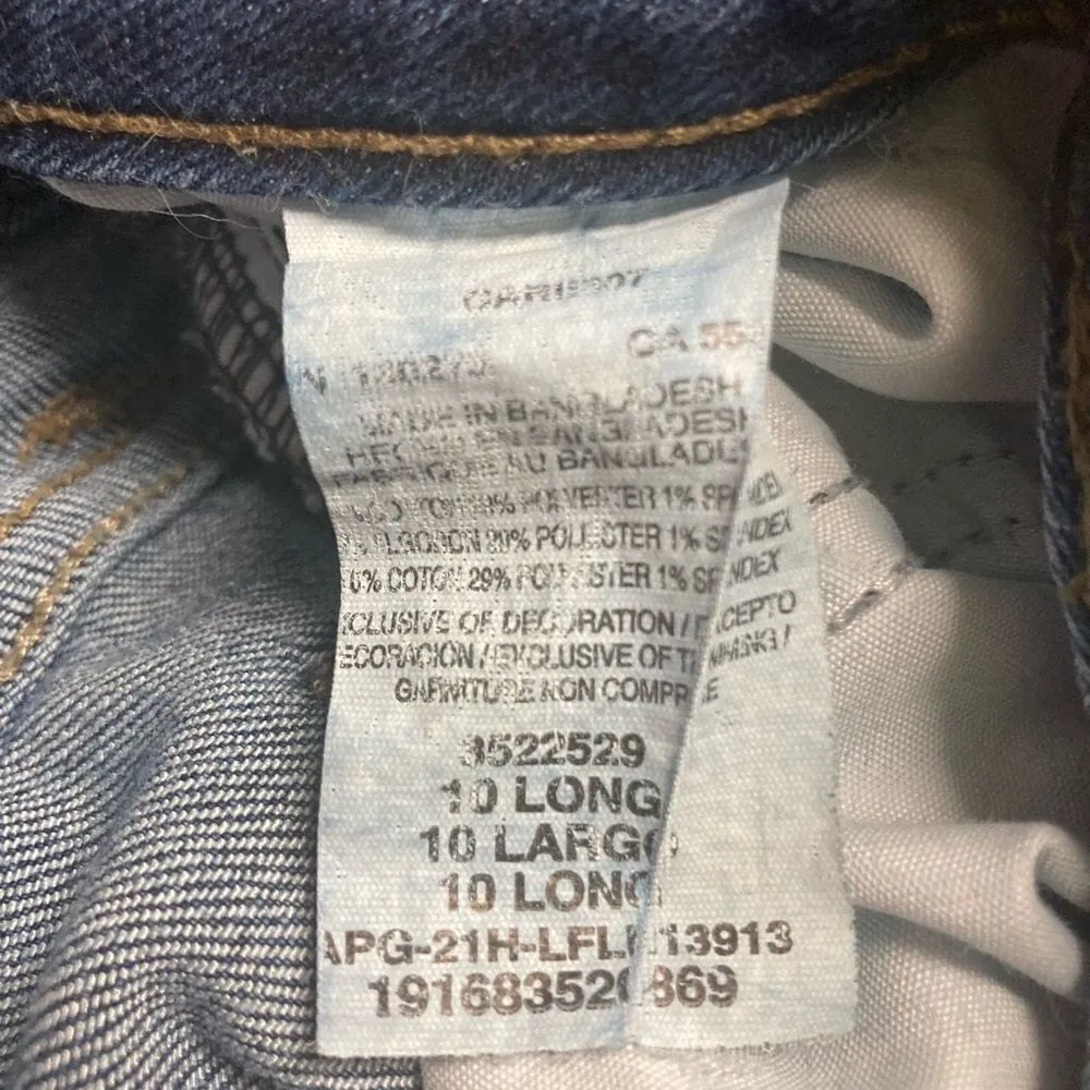 LEE Women’s Boot Cut Mid Rise Jeans Size 10‎ Long Blue Blue - Image 5