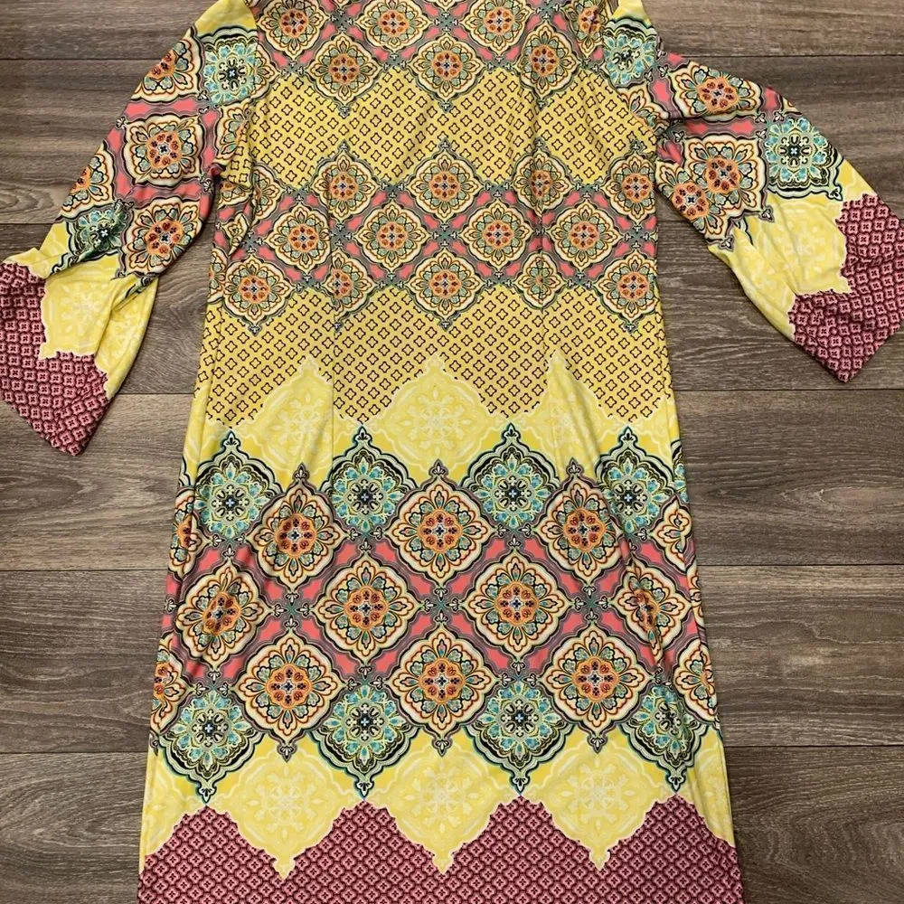 Sunny Leigh Anthropologie Dress.  Size: M.  Falls at the knee. - Image 3