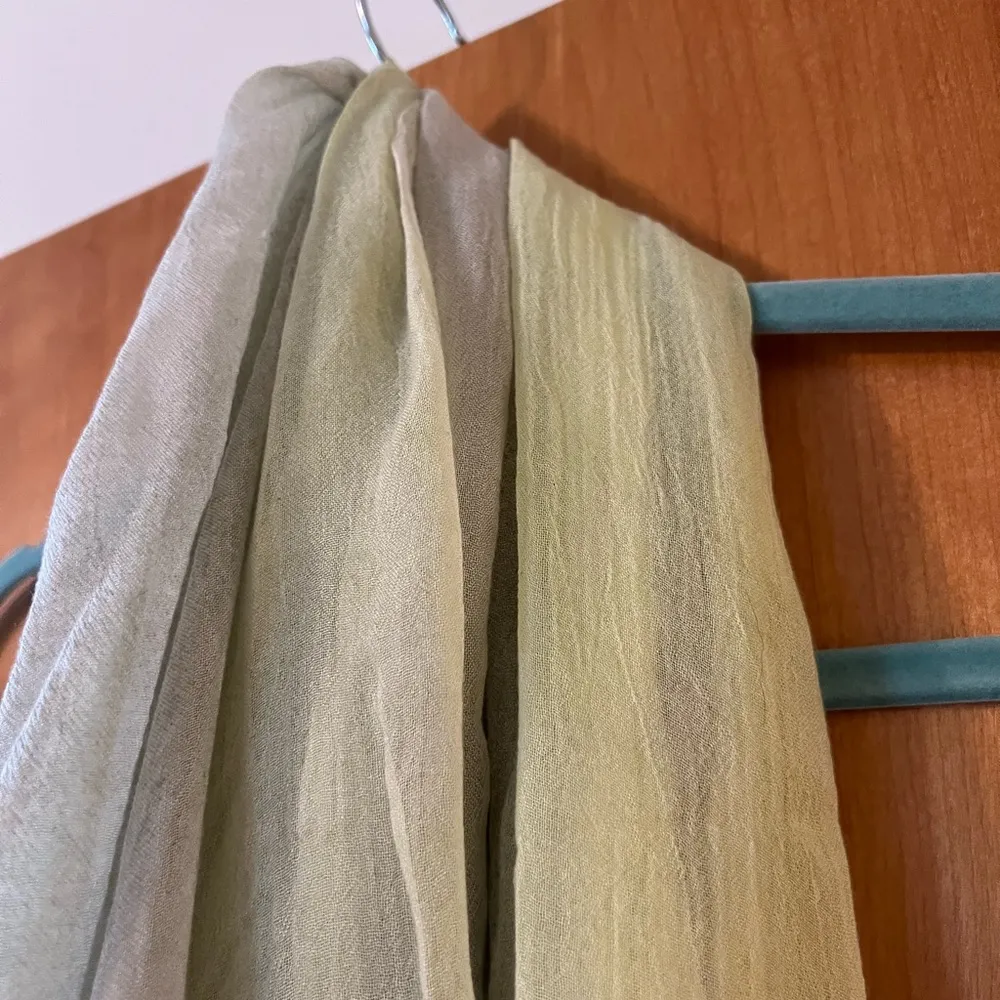 EILEEN FISHER Hand Dyed Modal Silk Scarf Muted Colors NWT One Size MSRP $148 - Image 3