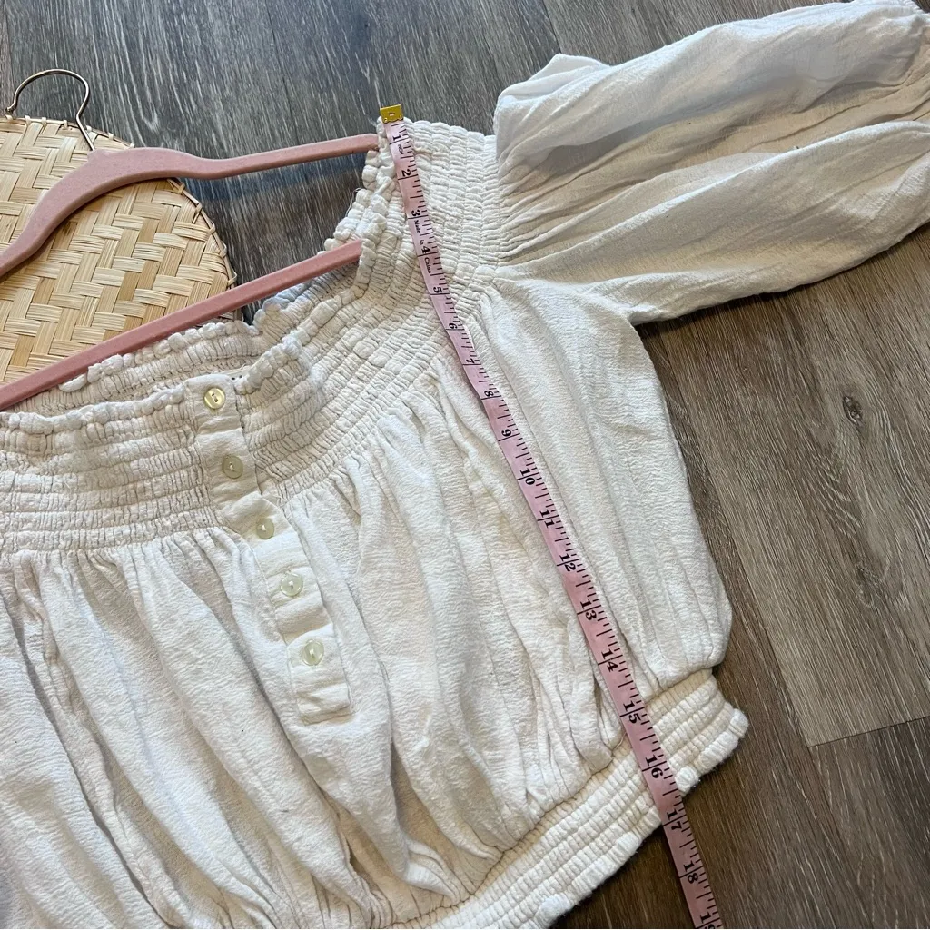 Free‎ people dancing til dawn off shoulder blouse - Image 3