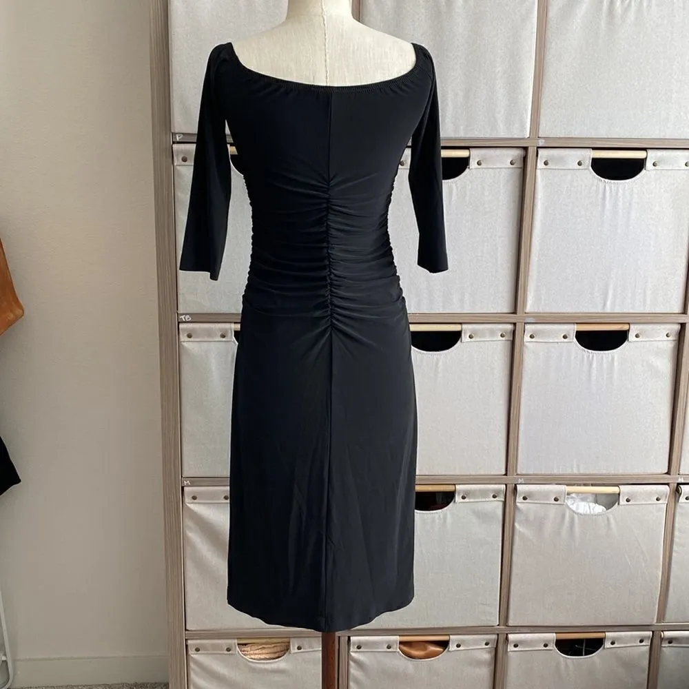 Norma Kamali Rouched midi dress - Image 4