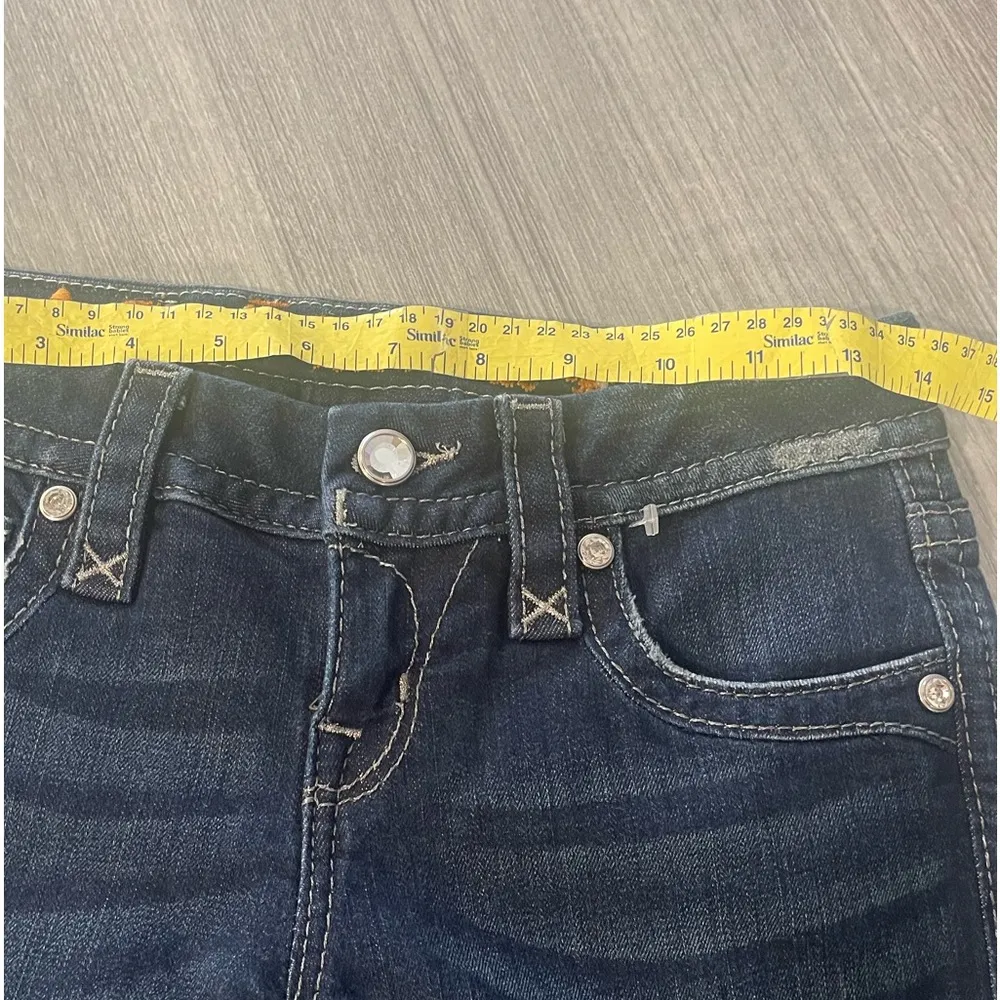 Rock Revival Darker Wash Klarry Bootcut Bing Bedazzled Jeans 25 - Image 6