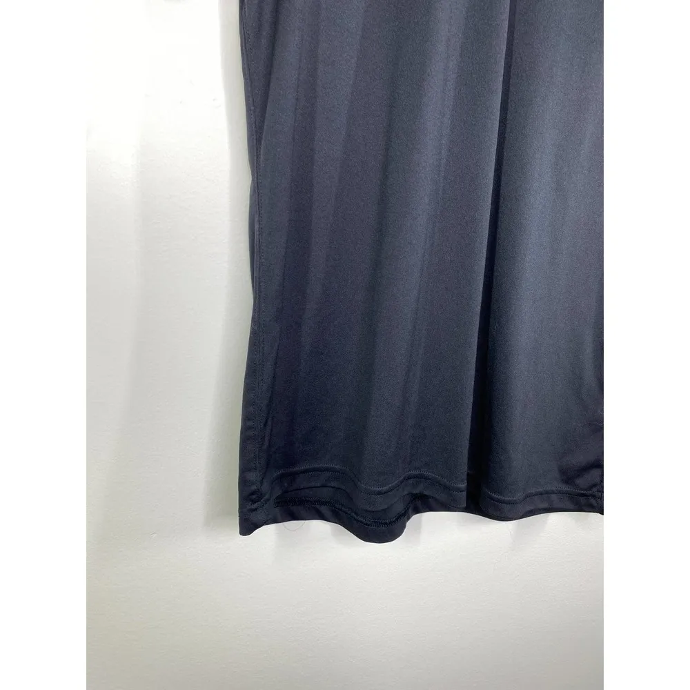 Under Armour Heat Gear Semi-Fitted Black V-Neck T-Shirt Women's Size Large L - Image 18