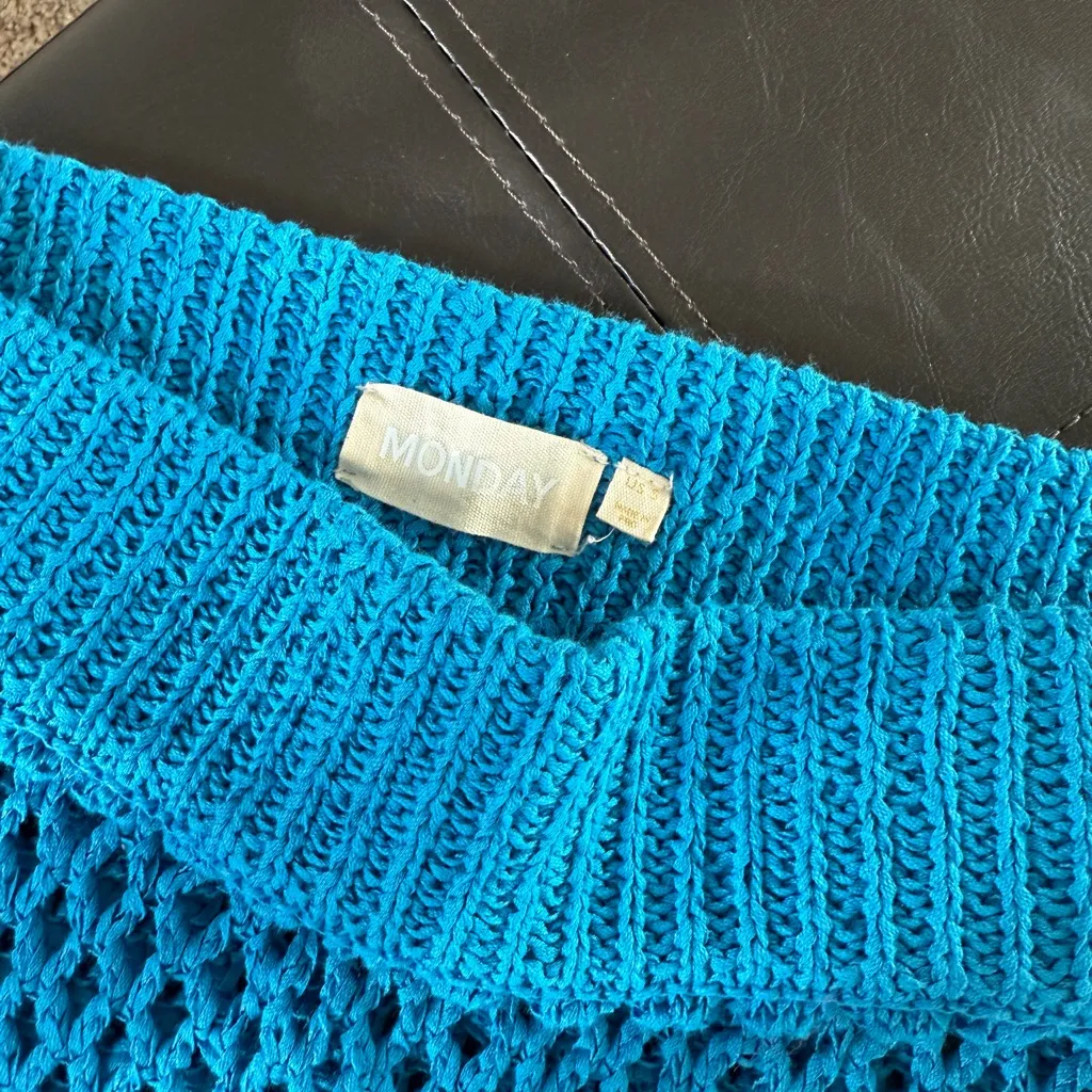 Monday Swimwear Skirt Blue - Image 5