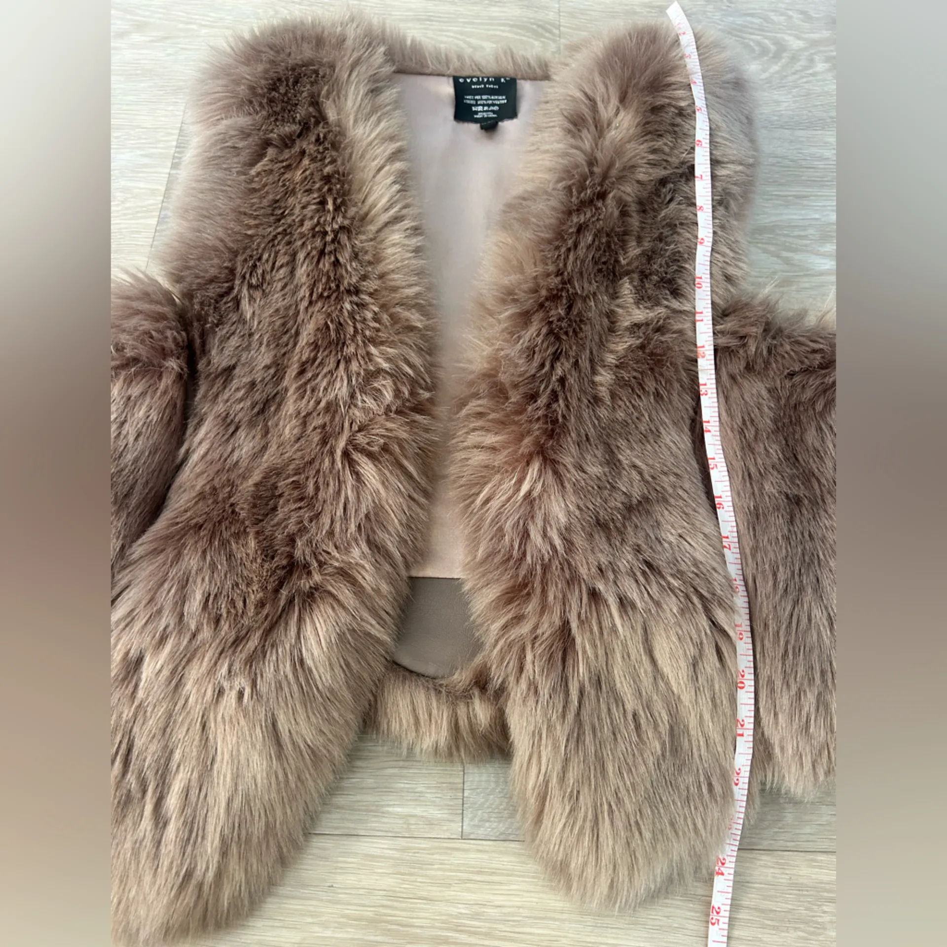 Evelin K Faux Fur Vest – Brown (Size L) - Image 7